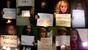 Også på internett vises solidaritet med massebevegelsen i Mexicos gater.