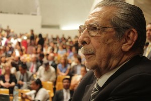  Efrain Rios Montt, diktator i Guatemala 1982-83 og tiltalt for folkemord og forbrytelser mot menneskeheten.